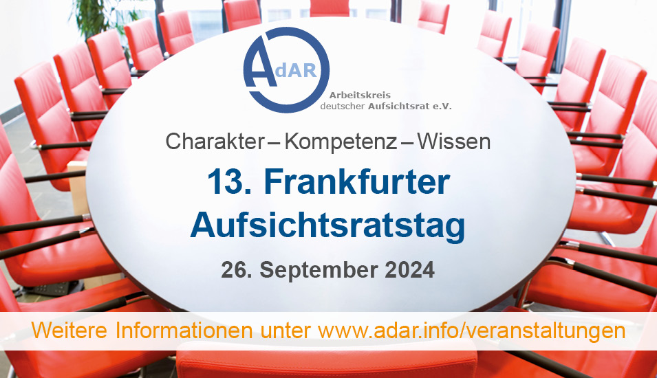 13. Frankfurter Aufsichtsratstag